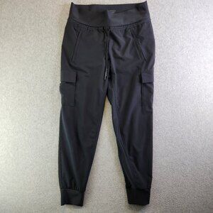 Athleta Black Track Pants joggers size 6